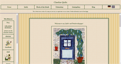 Desktop Screenshot of claudias-quilts.com